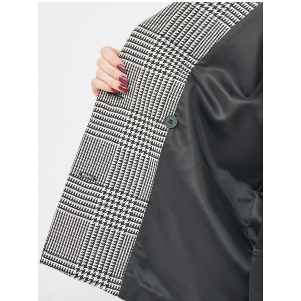 Zara Oversized Checkered Blazer - image 8